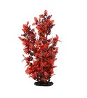  Aquarium Decor Fish Tank Decoration Ornament Artificial Plastic Plant Red  15 
