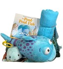 Unisex Fishing Baby Shower Present  Pout Pout Fish Gift  Welcome Lil    Fisherman