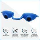 Super Sunnies Evo Flexible Tanning Bed Goggles Eye Protection Uv Blue Glasses