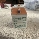 Lenox Spice Village Cinnamon House Porcelain Spice Jar W  Lid Vintage 1989