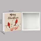 Christmas Table Decorations Decor Indoor Home Room Cardinals White 