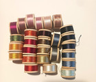 Lot Of 27 Wood Spool Silk Thread Buttonhole Twist Belding Corticelli  Beautiful