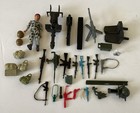 Vtg 32 Lot G i  Joe Collection Of Military Action Figure   Accessories Rifle Gun