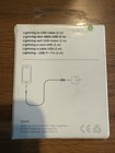 Apple Official Usb To Lightning Charging Cable  2m 6ft   New