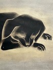 Fine  Signed Painting Depicting  Sleeping Dog  19th-early 20th Century Zk61