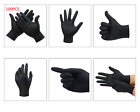 First Glove Black Nitrile Light Industrial Disposable Gloves 3 Mil  Latex Free