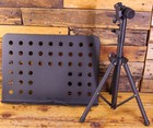 Musician s Gear Tripod Orchestral Music Stand Perforated Regular Black