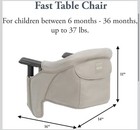 Inglesina Fast Table Chair - Cream