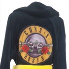 Guns N  Roses Bullet Logo Plush Robe