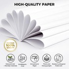 100 Pcs 5x7 Inch White Cardstock 75lb 200gsm Heavyweight Paper Invitations