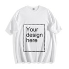 Custom T-shirt With Your Design Unisex Cotton T Shirts For Adult Men And Women