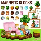 70-560pcs Magnetic Blocks Cubes For Boys Girls  Creative Stem Building Toys Gift