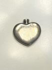 Vintage Tiffany   Co  Sterling Silver Heart Travel Perfume Bottle Scent Flask