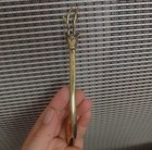 Vintage Knick Knacks Long Solid Brass Copper Deer Statue Teapot Cover Stick Fork