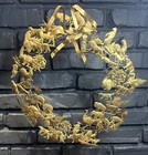 Vintage Dresden  Christmas All Season  Animal Brass Wreath Petite Choses 16 