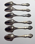 Lot 6 Vintage Silver Plate Rogers Spoons Early - Mid 1900 s Nice Detailing