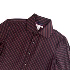 Banana Republic Men   s Striped Dress Shirt Paisley Double Bond Cuffs S 14-14 1 2