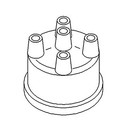 G44038 4 Cyl Distributor Cap Fits Case Ih Fits Farmall A Av B C H Hv M Super A
