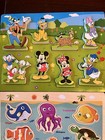 Reduced-wooden Peg Puzzle 4 Piece Set -disney-peppa Pig  Animals Etc
