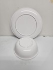 Coca-cola Polar Bears   Seal 2 Piece Collectible Set Plate bowl 1998