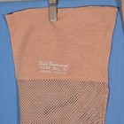 Antique Vintage 20s Flapper Showgirl  Pink Cotton Fishnet Stockings Hosery 