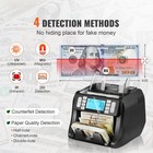 Money Counter Machine Bill Counter With Uv Mg Ir Dd Counterfeit Detection