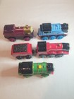 Thomas Wooden Railway Battery-powered Thomas  Percy  Lady  James - Lot Of 4