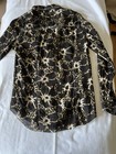 Women   s Vintage Cino Shirts Sz Sm  Cotton Prints  Lot Of Three