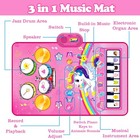 Toys For 1 Year Old Girl Gifts  3 In 1 Baby Musical Large  mat Size   Pink
