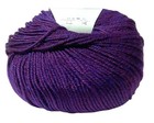 8-lang Yarns Bebe Merino Wool Ball   Nylon Purple With Maroon 1 8 Oz Each