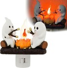 Halloween Decorations  Ghost Campfire Flickering Nightlight  3d Sculpture 1 Pack