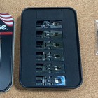 Floyd Rose Custom Radius 16  Original Saddle Set  6  Chrome Genuine   Inserts