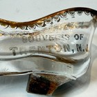 Trenton Nj New Jersey Antique Souvenir Depression Glass Trinket Shoe