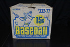 1977 Topps Baseball Wax Empty Trading Card Display Case  332