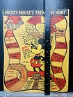 1935 Post Toasties Cereal Box Mickey Mouse Treasure Hunt Cut Out Incomplete