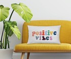  Positive Vibes Trendy Pillow Covers 12x20  Inspirational Pillow Covers  