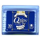  lot Of 12  Q-tips 100  Cotton Swabs Travel Size Case 30-count Packs  360-total 