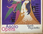 1981 Verdi  Rigoletto Asolo Opera Guild Poster Alex Steinweiss Sarasota Original