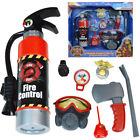 Kids Firefighter Costume Accessories Set With Face Mask  Toy Axe  Walkie Talkie
