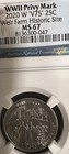    w    Mint 2020 W Weir Farm Quarter Ms-67 I   m Not A Grader But I Think It   s Ms-68