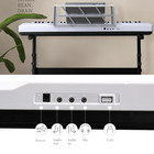 Ktaxon 61key Electronic Lighted Keyboard Piano With Bench   Z Style Stand