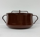 Dansk Kobenstyle Brown 2 Qt Ihq France Dutch Oven Stockpot W Lid Vintage Great