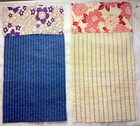 Feedsack Vintage Cotton Quilt Fabric Lot Of 30 Cut Pieces Mixed Sizes Patterns