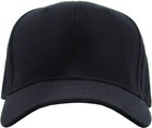 Plain Fitted Baseball Cap Curved Visor Solid Blank Color Caps Hat Hats