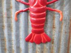 14  Inch Metal Lobster Hanging Nautical Fish Decor Beach Tiki Bar Hut  i2e036d 