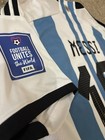 Lionel Messi Signed  10 Argentina Soccer Fifa Jersey Auto Icons W  Coa