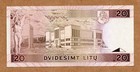 Lithuania 20 Litu 1993 P  57a    Unc Gem     Lithuanian Currency Banknote 57