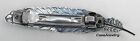  2175bar Antiqued Sterling Silver Plated Feather W 80mm Barrette Clip