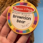 Melissa   Doug Brownson Teddy Bear Plush Brown Stuffed Animal Princess Soft Toys