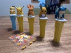 Pok  mon Pez Dispensers Set Pikachu Charizard Snorlax Raichu Psyduck Cartoon